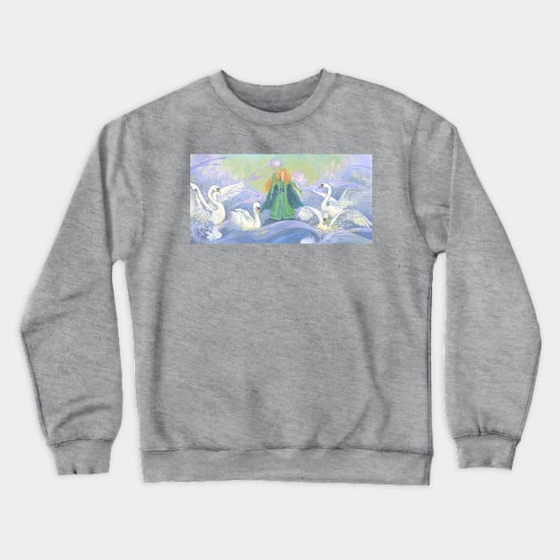 The Children of Lir Crewneck Sweatshirt by rickmac88